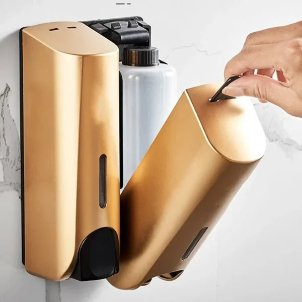 Single Double 380ml Soap Dispenser Wall-mount Shower Bath Shampoo Dispenser Liquid Soap Container Bathroom Accessories NEW 3