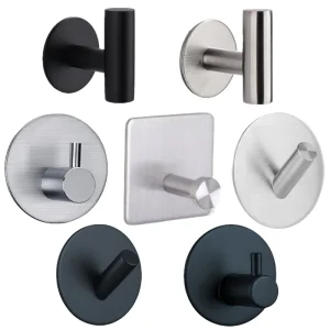 1Pcs Stainless Steel Silver Bathroom Hardware Set Towel Rack Toilet Paper Holder Towel Bar Hook Bathroom Accessories 1