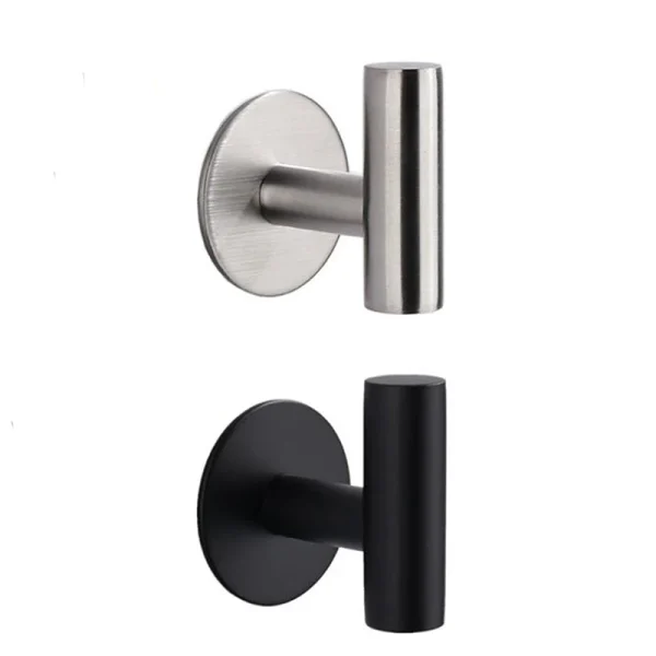 1Pcs Stainless Steel Silver Bathroom Hardware Set Towel Rack Toilet Paper Holder Towel Bar Hook Bathroom Accessories 5