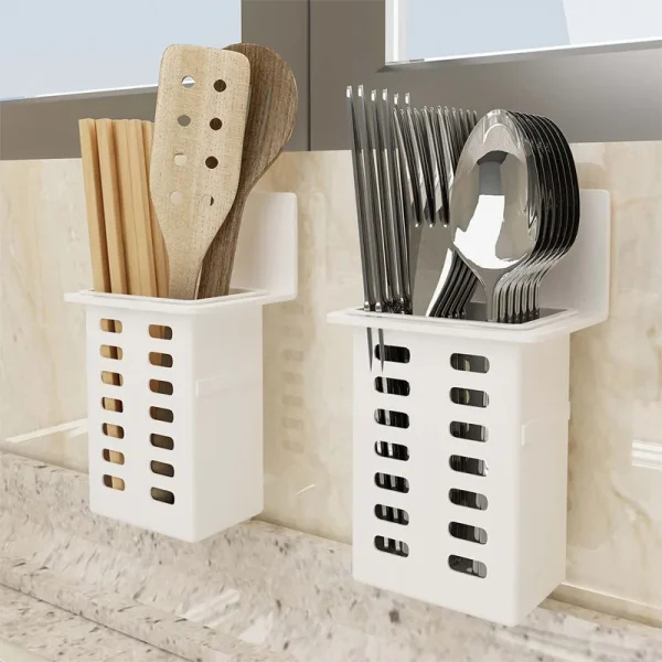 Wall Shelf Multi Functional Storage Bathroom Shelves Drain Toothbrush Holder No Punching Required Kitchen Accessories Organizers 5