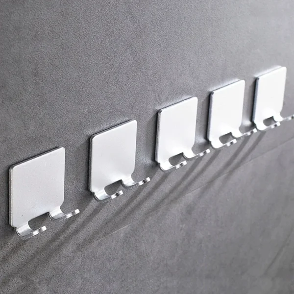 Hot! 2PCS Shaving Razor Holder Alumium Men Shaving Shaver Storage Hook Wall Shelf Razor Rack Bathroom Kitchen Accessories 4