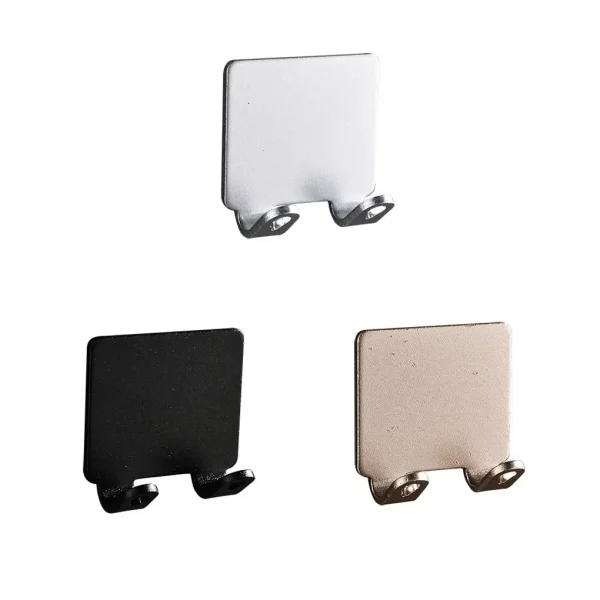 Hot! 2PCS Shaving Razor Holder Alumium Men Shaving Shaver Storage Hook Wall Shelf Razor Rack Bathroom Kitchen Accessories 5