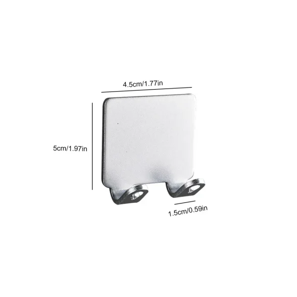 Hot! 2PCS Shaving Razor Holder Alumium Men Shaving Shaver Storage Hook Wall Shelf Razor Rack Bathroom Kitchen Accessories 6
