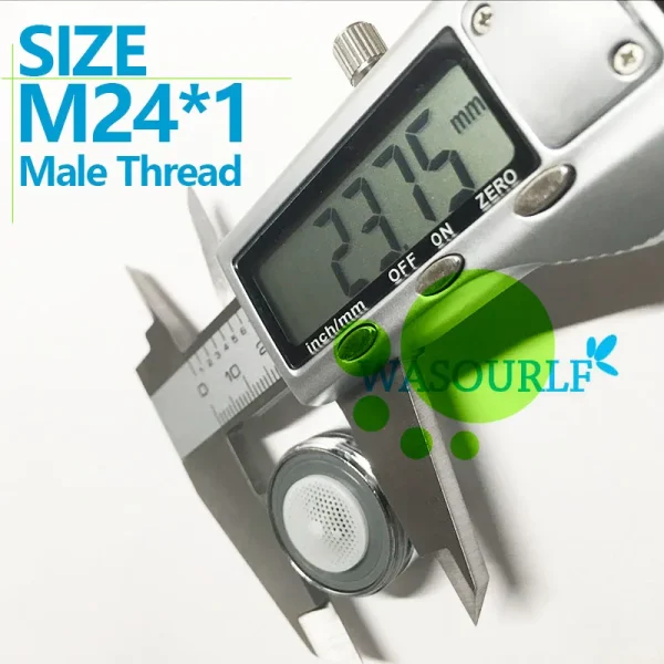 Wasourlf 2PCS Water Saving Faucet Aerator M24 Male Thread 2L 3L 4L Kitchen Tap Replacement Accessories Fitting Bubbler Bathroom 5