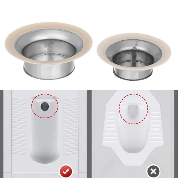 Squatting Pan Anti Smell Plug For Squat Toilet Smell Stopper Durable Toilet Floor Deodorize Stopper Bathroom Accessories 3