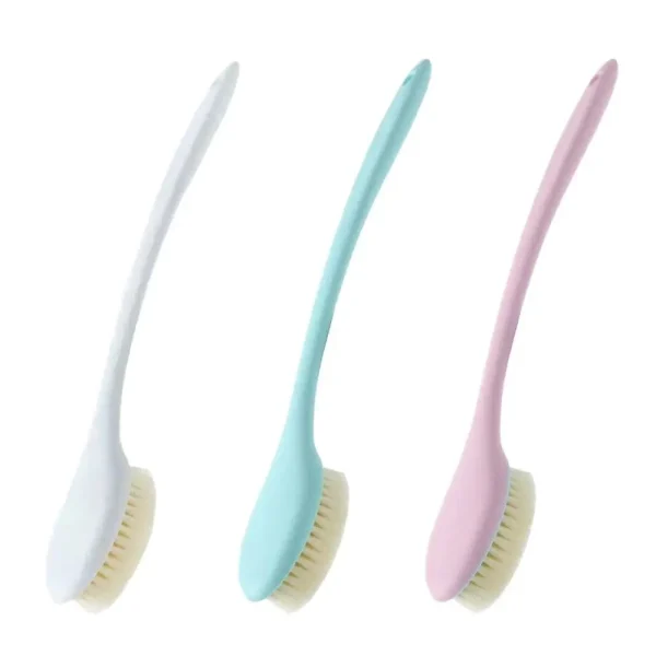 Creative Long Handle Bath Brush Soft Body Exfoliating Brush Bath Brush Back Rub Scrub Bathroom Wash Brush Tool 3