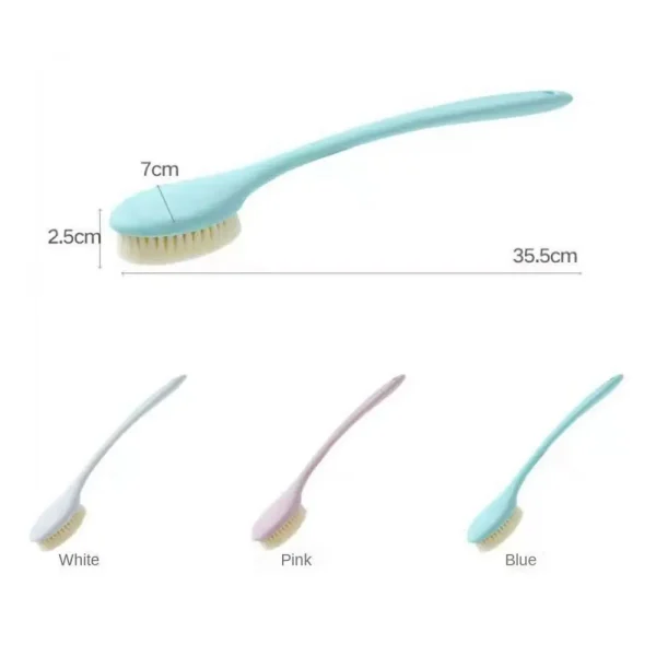 Creative Long Handle Bath Brush Soft Body Exfoliating Brush Bath Brush Back Rub Scrub Bathroom Wash Brush Tool 5