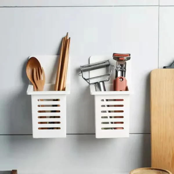 Wall Mounted Toothbrush Toothpaste Holder Case Tooth Storage Rack Organizer Toothbrush Shelves Drain Rack Bathroom Accessories 5