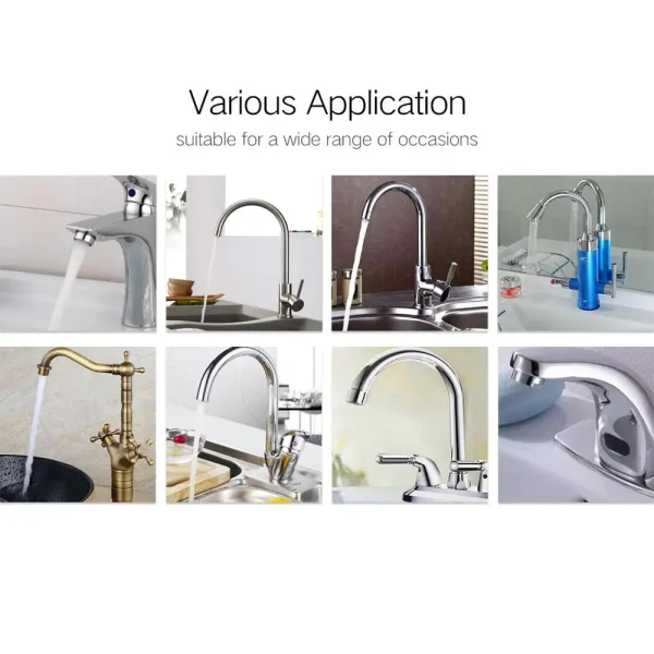 1Pc 360 Degree Swivel Brass Faucet Aerator Water Bubbler Saving Tap For Bathroom Kitchen Bidet Faucet Filter Mesh Accessories 5