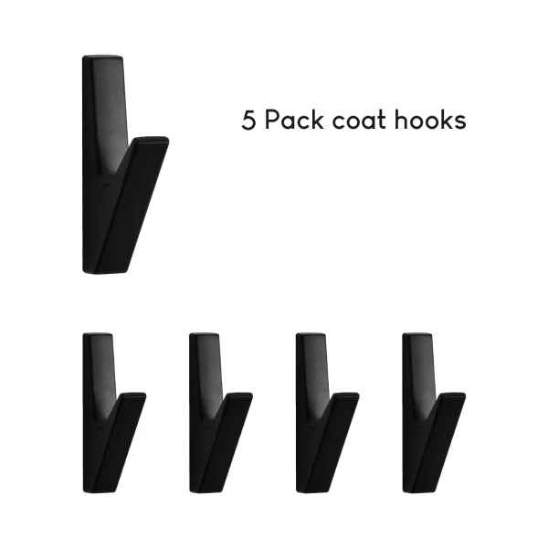 SARIHOSY 1/5Pcs Towel Hooks Matte Wall Hook for Home Decorative Hook Bathroom Accessories Wall Hooks Wholesale 6