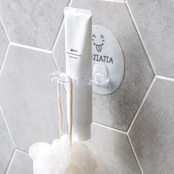 1PC Plastic Toothbrush Holder Toothpaste Storage Rack Shaver Tooth Brush Dispenser Bathroom Organizer Accessories Tools GUANYAO 3