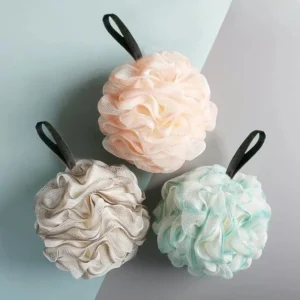 1 pc Large Bath Ball Rich Bubble Bath Towel Scrubber Body Cleaning Mesh Shower Wash Sponge Bathroom Accessories 1