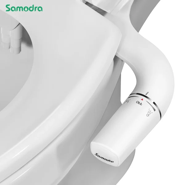 Samodra Right/Left Hand Toitet Bidet Sprayer Non-Electric Dual Nozzle Bidet Toilet Seat Hygienic Shower For Bathroom Accessories 1