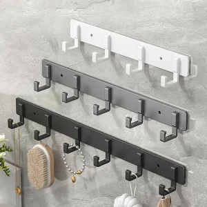 Hook strong adhesive wall mounted towel bathroom wall without punchkitchen bathroom clothes hanger load-bearing adhesive hook 1