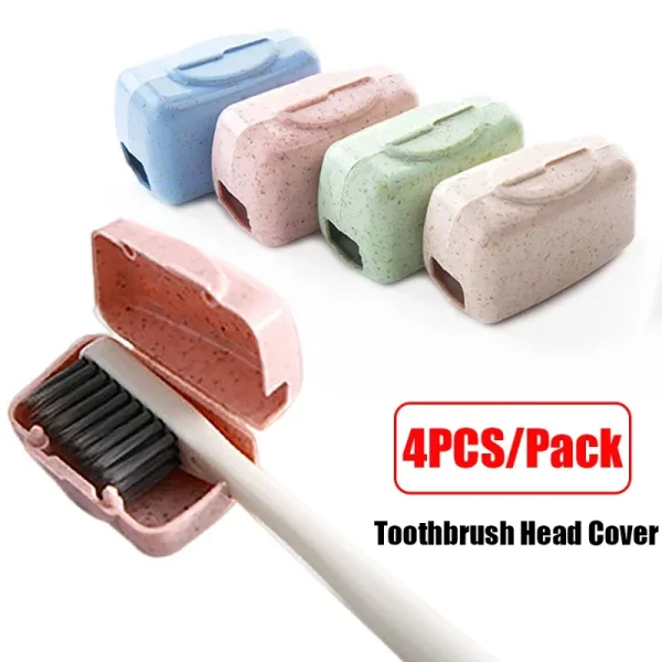 Mini Toothbrush Head Cover Portable Tooth Brush Holder Cap for Outdoor Travel Household Bathroom Organizer Accessories 1
