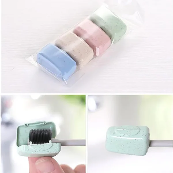 Mini Toothbrush Head Cover Portable Tooth Brush Holder Cap for Outdoor Travel Household Bathroom Organizer Accessories 5