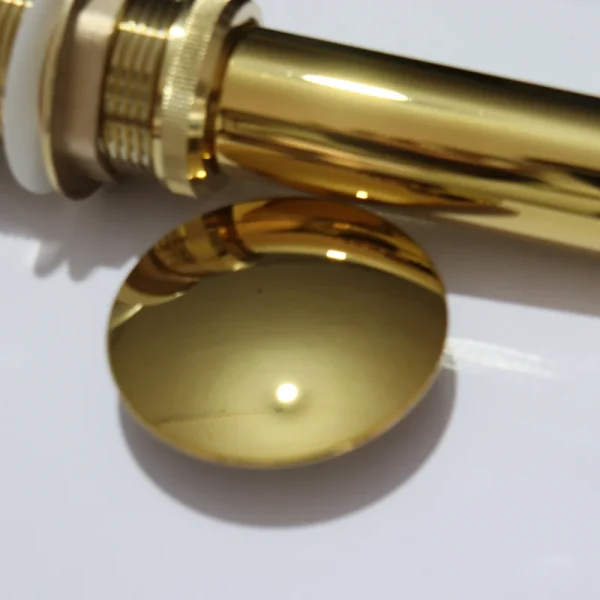 Bathroom Accessories Brass Top of Bathroom Sink Drain Antique Pop Up Drain Parts 3