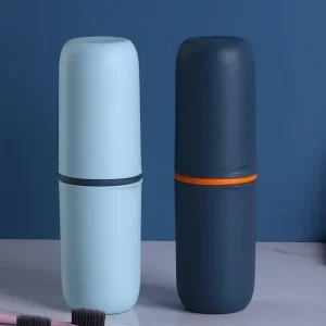 Portable Toothbrush Storage Case Toothpaste Holder Box Organizer Household Storage Cup For Outdoor Travel Bathroom Accessories 1
