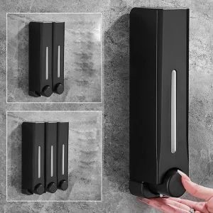 ZAOQI 500ML Soap Dispenser Wall Mounted Shower Soap Dispenser Shower Gel Detergent Dispenser for Bathroom Accessories DropShip 1