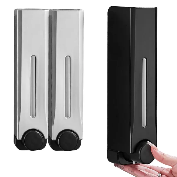 ZAOQI 500ML Soap Dispenser Wall Mounted Shower Soap Dispenser Shower Gel Detergent Dispenser for Bathroom Accessories DropShip 2