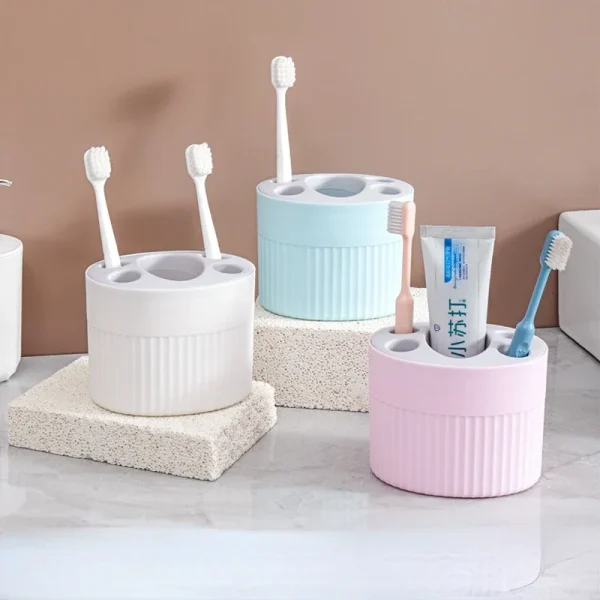 1Pc Toothbrush Toothpaste Holder Case Shaving Makeup Brush Electric Toothbrush Holder Organizer Stand Bathroom Accessories Box 1