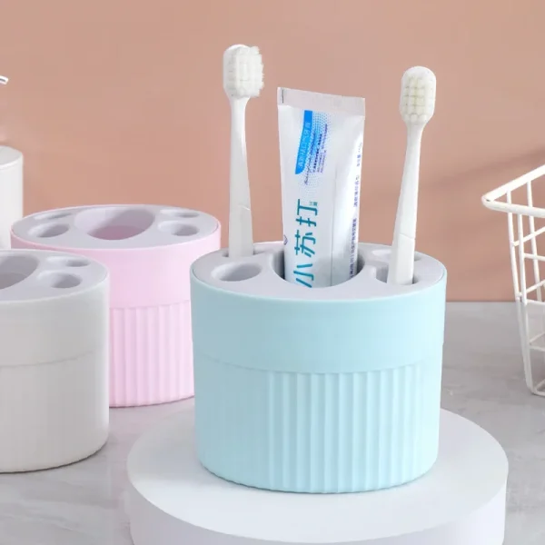1Pc Toothbrush Toothpaste Holder Case Shaving Makeup Brush Electric Toothbrush Holder Organizer Stand Bathroom Accessories Box 4