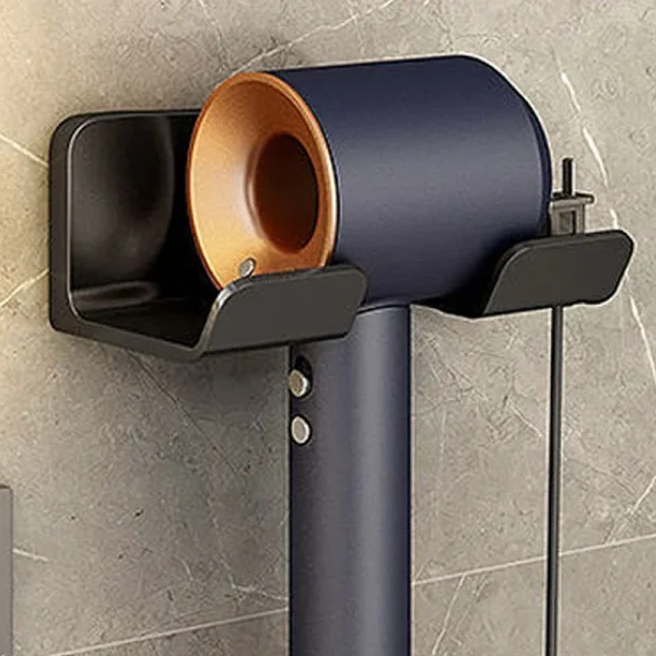 Hair Dryer Holder Wall Dryer Cradle Straightener Stand Hairdryer Organizer Box Toilet Blower Holder Shelf Bathroom Accessories 2