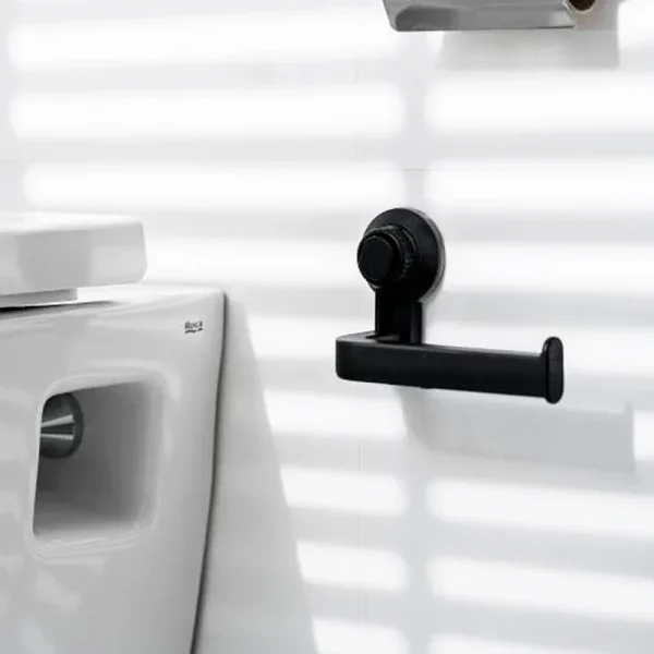 Suction Cup Toilet Paper Holder Wall Mount No Punching High Quality ABS Tissue Towel Roll Dispenser Bathroom Kitchen Accessories 2