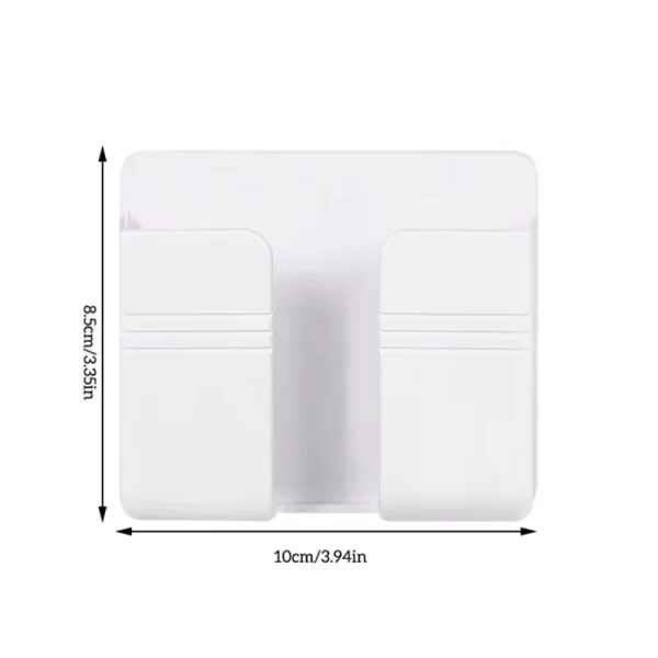 1-3PCS Phone Shelf Self-Adhesive Cell Phone Remote Control Storage Shelf Wall Bedside Adhesive Shelf Bathroom Accessories 6