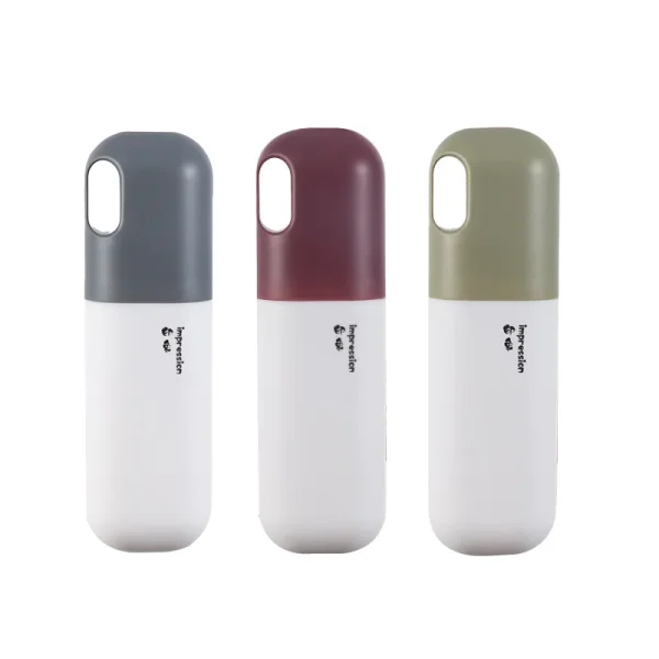 Outdoor Travel Toothbrush Cup Toothpaste Storage Box, Portable Washbasin Toothbrush Set, Minimalist Bathroom Accessories 5