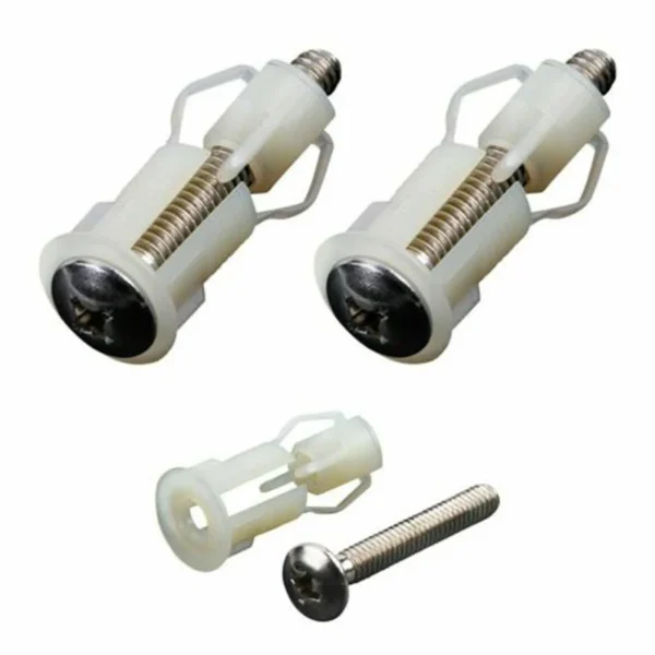 Top Fix Toilet Seat Screws Nut Cover Lid Pan Fixing WC Blind Hole Fitting Kits Universal Replacement Bathroom Accessories 3
