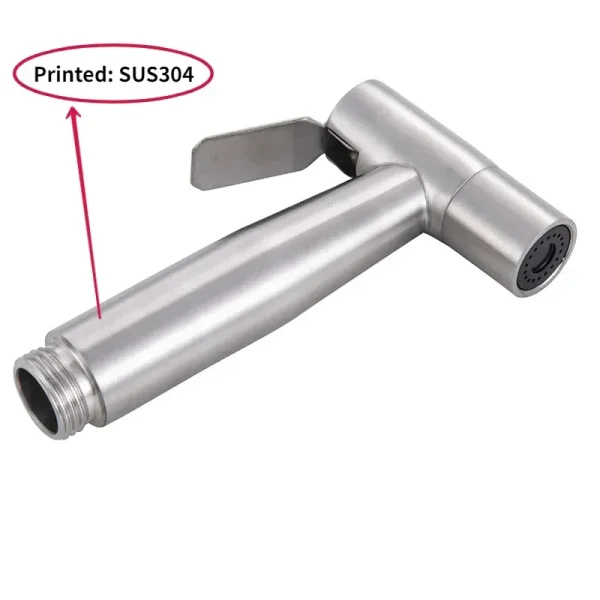 Stainless Steel Bidet Toilet Sprayer Portable Handheld Bidet Faucet Spray Home Bathroom Shower Head Self Cleaning Accessories 5