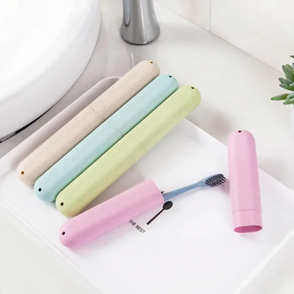 1pc Portable Travel Camping Toothbrush Tube Box Cover Water Filter Anti-dirty Bathroom Accessories Fashion Packaging Storage Box 1