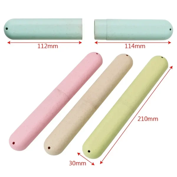 1pc Portable Travel Camping Toothbrush Tube Box Cover Water Filter Anti-dirty Bathroom Accessories Fashion Packaging Storage Box 6