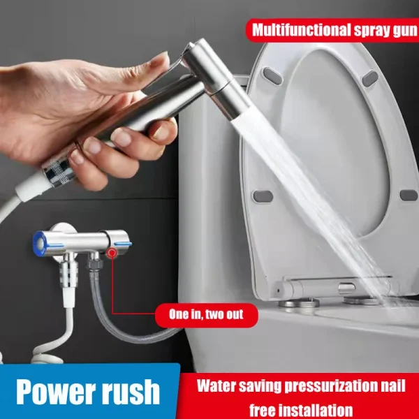 Women's washing set bidet shower toilet shower WC enema penetration anal toilet spray gun bathroom items accessories sprayer 2