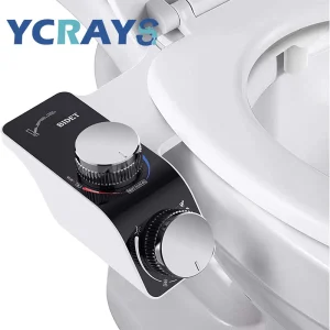 Bidet Toilet Seat Attachment Non-Electric Self-Cleaning Dual Nozzles Wash Hot Cold Mixer Water Lady Bathroom Accessories Sprayer 1
