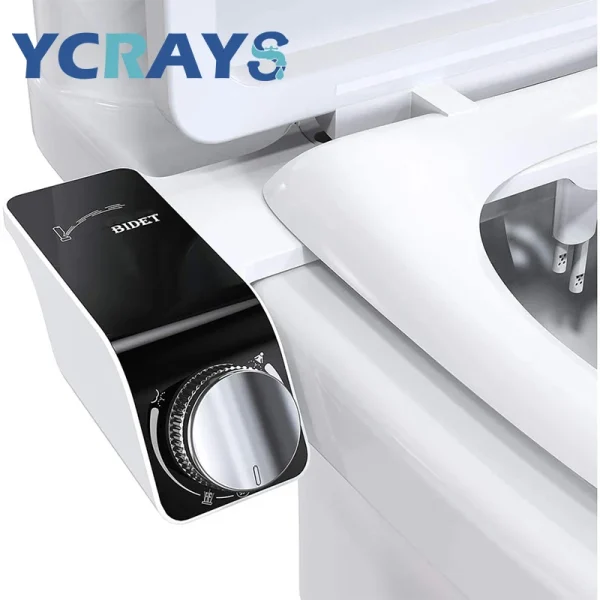 Bidet Toilet Seat Attachment Non-Electric Self-Cleaning Dual Nozzles Wash Hot Cold Mixer Water Lady Bathroom Accessories Sprayer 2
