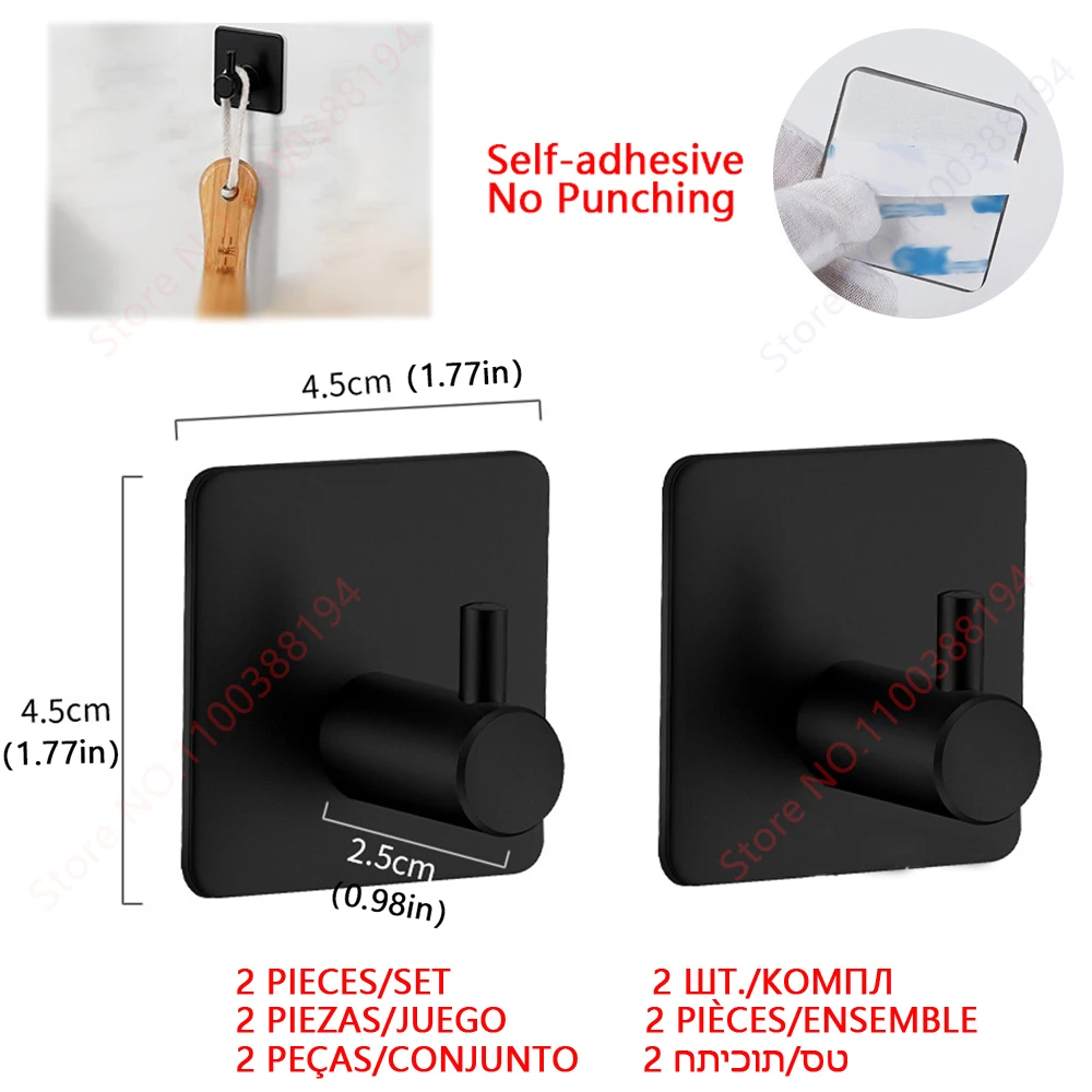 Hook black 2PCS Set#2