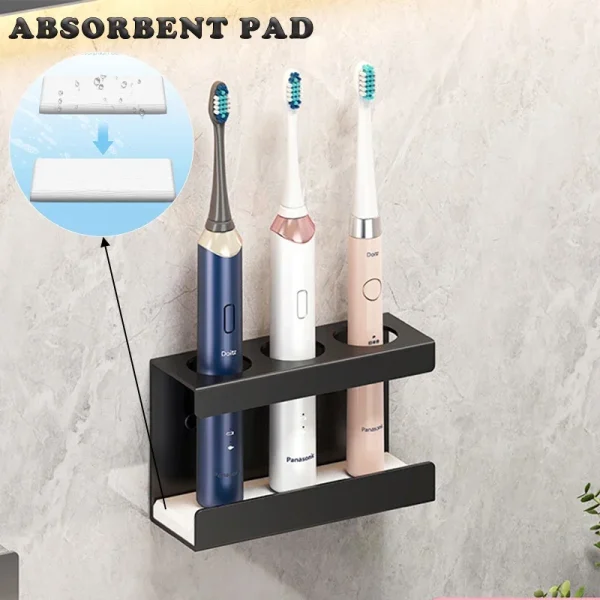 Wall mounted electric toothbrush holder bathroom manager toothbrush holder  bathroom accessories 1
