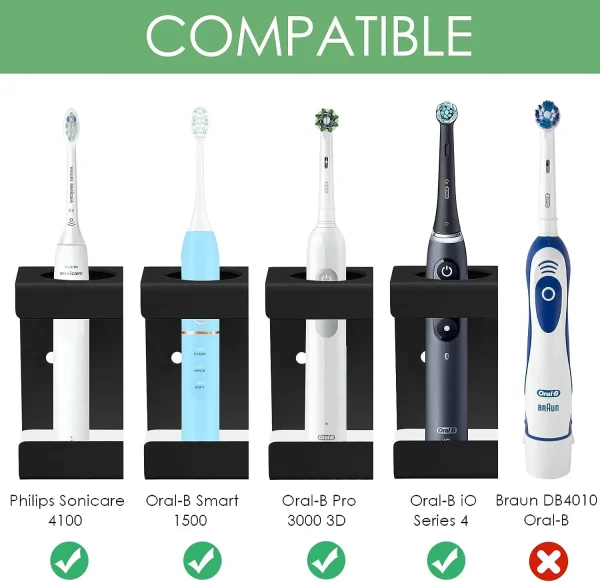 Wall mounted electric toothbrush holder bathroom manager toothbrush holder  bathroom accessories 3