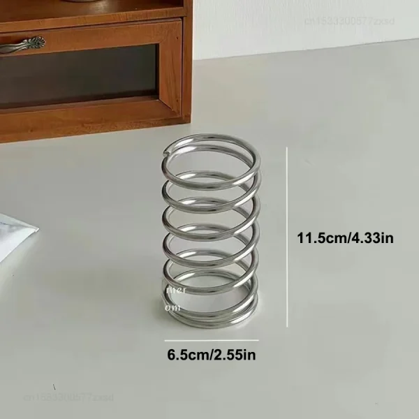 Stainless Steel Toothbrush Holder Metal Bathroom Accessories Supplies for Toothpaste Makeup Brush Storage Rack Home Decoration 5