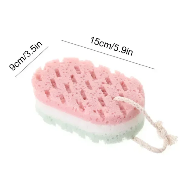 Sponge Bath Ball Shower Rub Body Exfoliation Massage Brush Scrubber Tool Sponge Bathroom Accessories Supplies 6