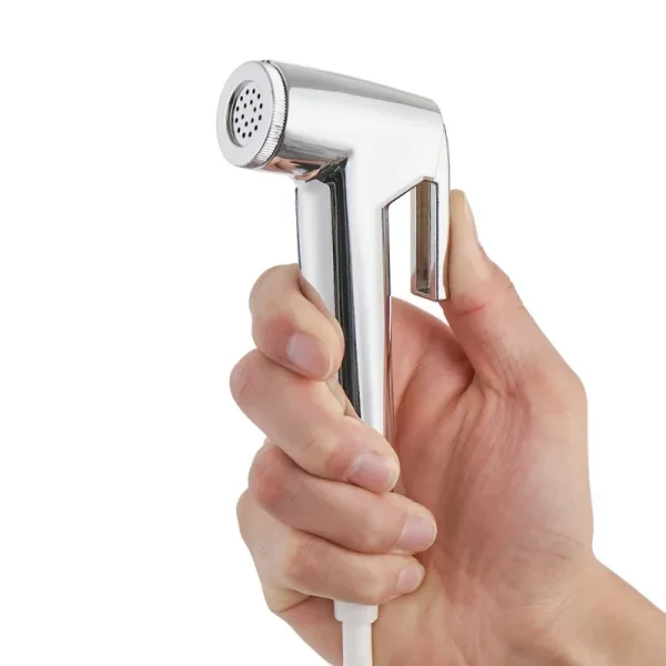 Handheld Toilet Bidet Sprayer Set Flexible Spring Shower head Hose tube Telephone Line 1.5m soft Hoses bathroom Accessories 5