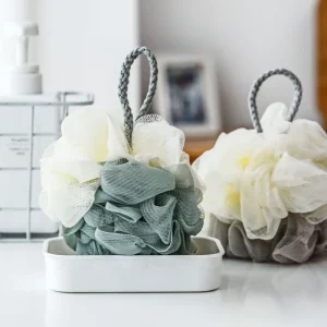 Loofah Bath Ball Mesh Sponge 1 Pc Milk Shower Accessories Bathroom Supplies PE Bath Flower Soft 30g Brush Body Sponge Brush 1