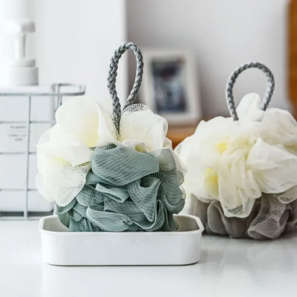 Loofah Bath Ball Mesh Sponge 1 Pc Milk Shower Accessories Bathroom Supplies PE Bath Flower Soft 30g Brush Body Sponge Brush 1