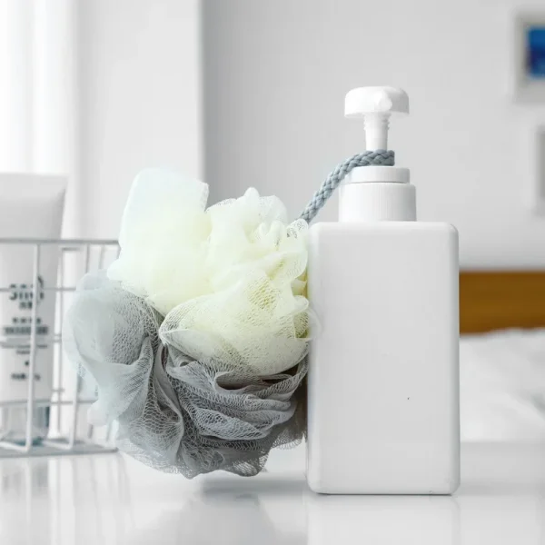 Loofah Bath Ball Mesh Sponge 1 Pc Milk Shower Accessories Bathroom Supplies PE Bath Flower Soft 30g Brush Body Sponge Brush 4