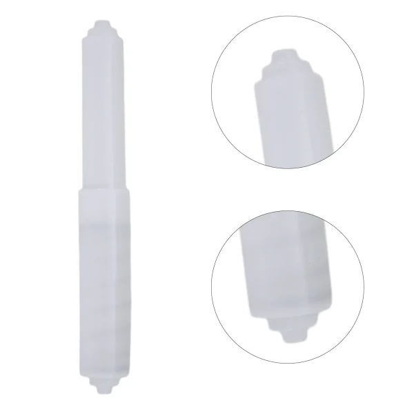 1/3PCS Replacement Toilet Roll Paper Shaft White Plastic Toilet Roll Holder Roller Spindle Insert Spring For Bathroom Accessory 4