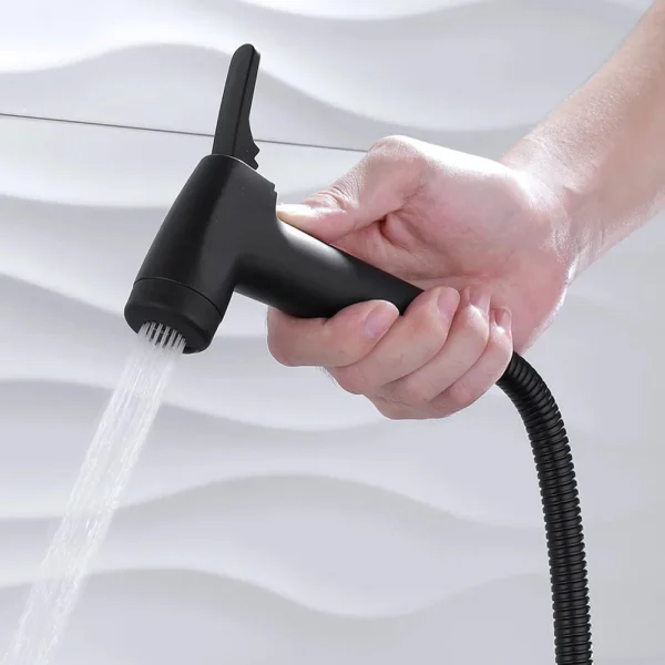 Bidet Toilet Sprayer Set Spray Water Bathroom Handheld Bidet Sprayer Toilet Shower Double Outlet Angle Valve Toilet Accessories 2