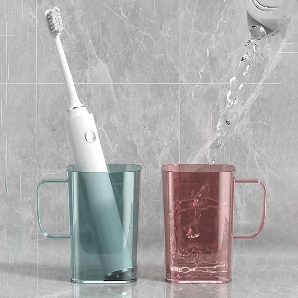 Wall Mounted Toothbrush Holder with Cup Multifunctional Storage Rack for Toothbrush Toothpaste Hanging Towel Bathroom Organizers 4