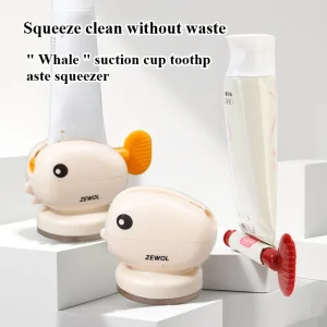 Suction Cup Punch-free Toothpaste Squeezer Manual Bathroom Accessories Rolling for A Smooth and Comfortable Brushing Experience 1